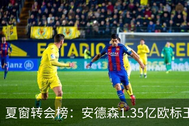 夏窗转会榜：安德森1.35亿欧标王 5000万欧+交易已11笔